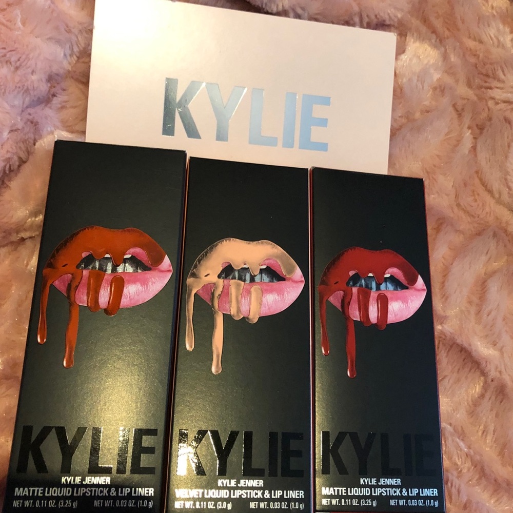 Kylie Cosmetics 3 lip kits